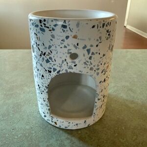 Mainstays Tealight Ceramic Warmer, Multi-Colored Terrazzo